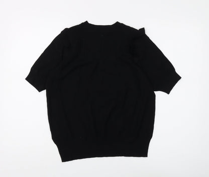 Womens UK Size 12 Marks and Spencer Black  Jumper