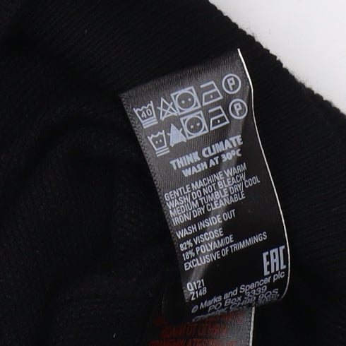 Womens UK Size 12 Marks and Spencer Black  Jumper