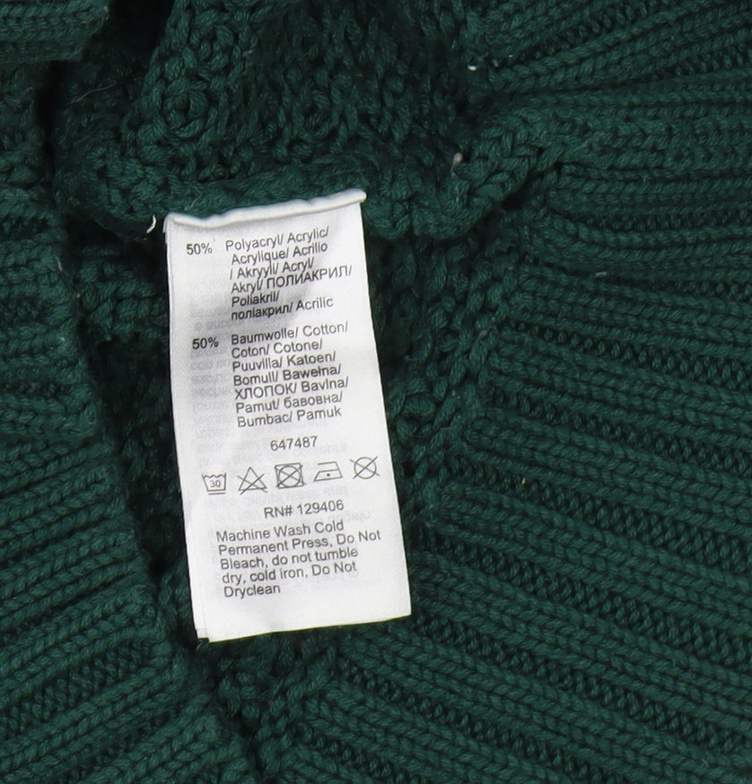 Womens UK Size 6 bpc Green Pullover Jumper