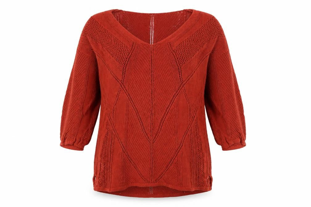 Womens UK Size 8 NEXT Red Pullover Jumper