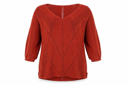 Womens UK Size 8 NEXT Red Pullover Jumper