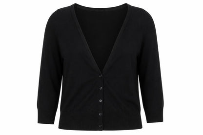 Womens UK Size 12 MNG Basics Black Cardigan Jumper