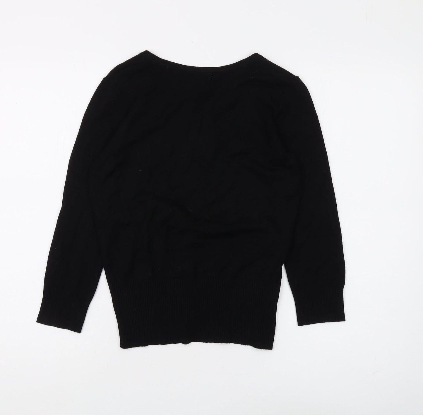 Womens UK Size 12 MNG Basics Black Cardigan Jumper