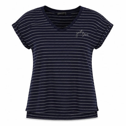 Womens UK Size S Esprit Blue Basic T-Shirt