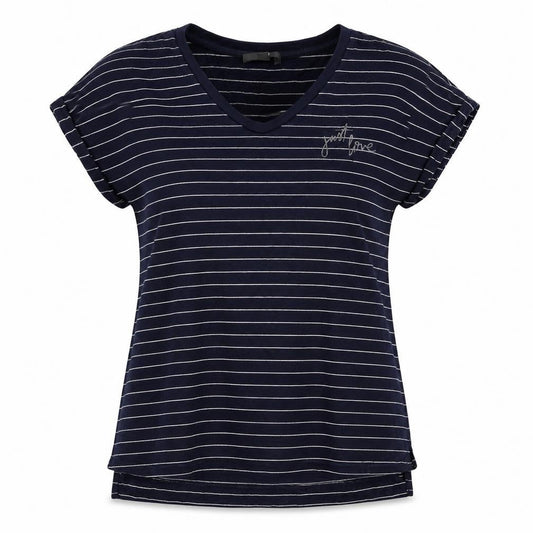 Womens UK Size S Esprit Blue Basic T-Shirt