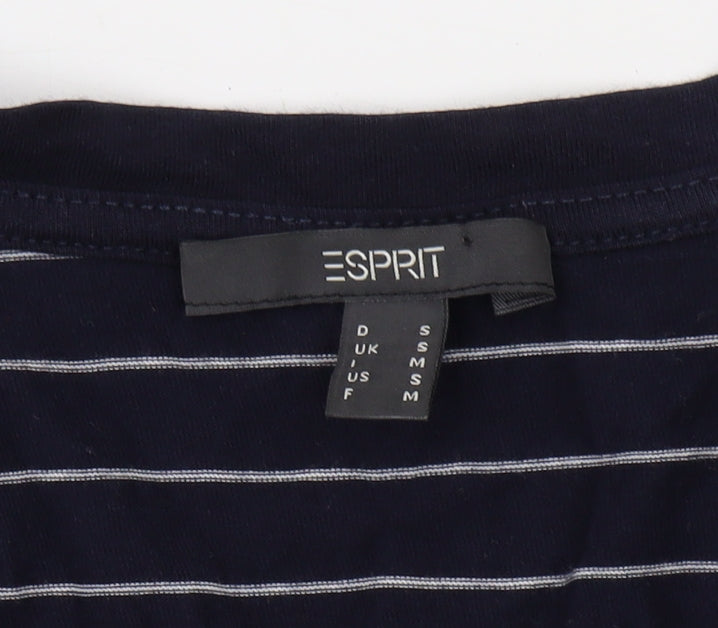 Womens UK Size S Esprit Blue Basic T-Shirt