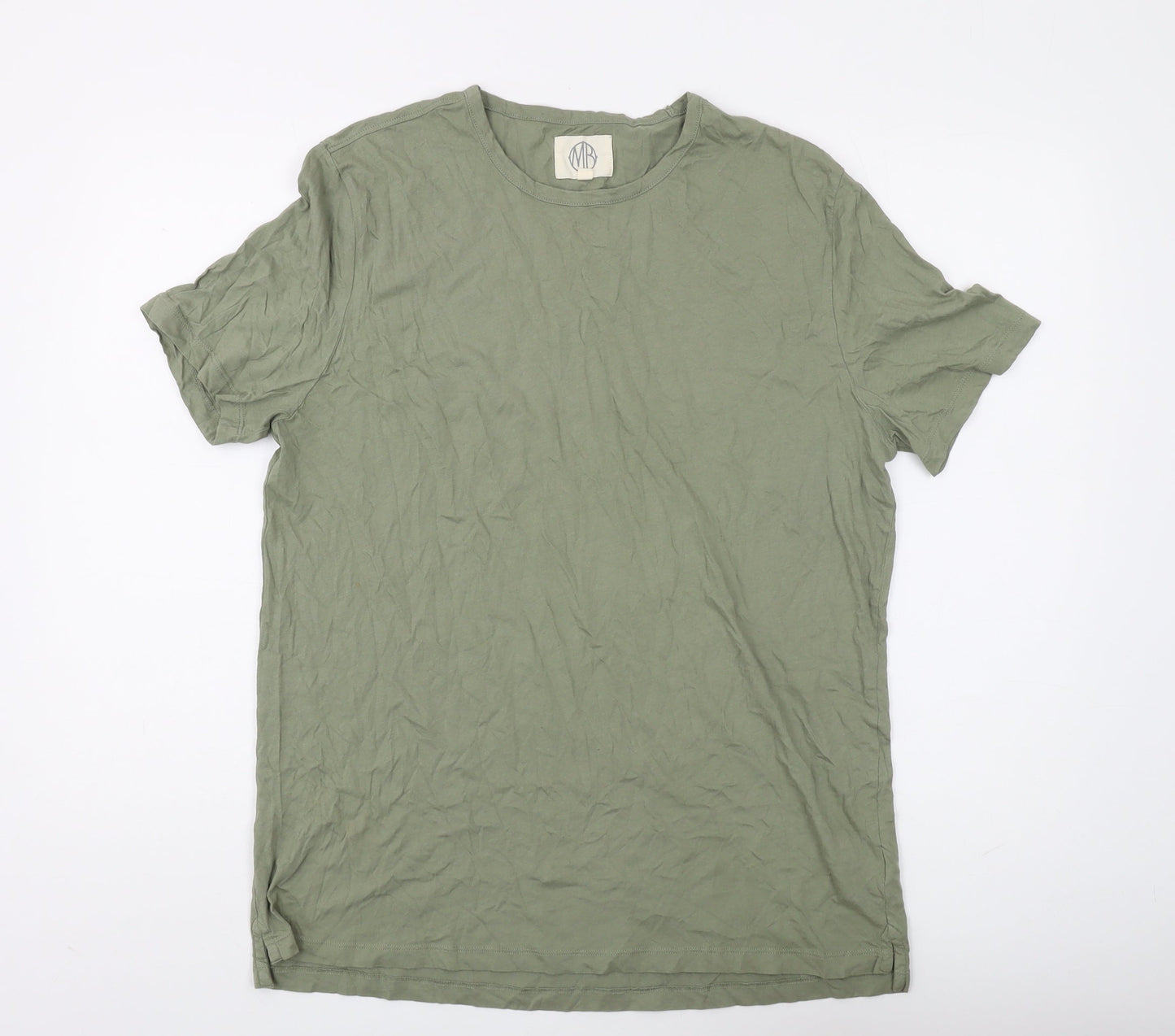 MB Men's Green Crew Neck T-Shirt XL