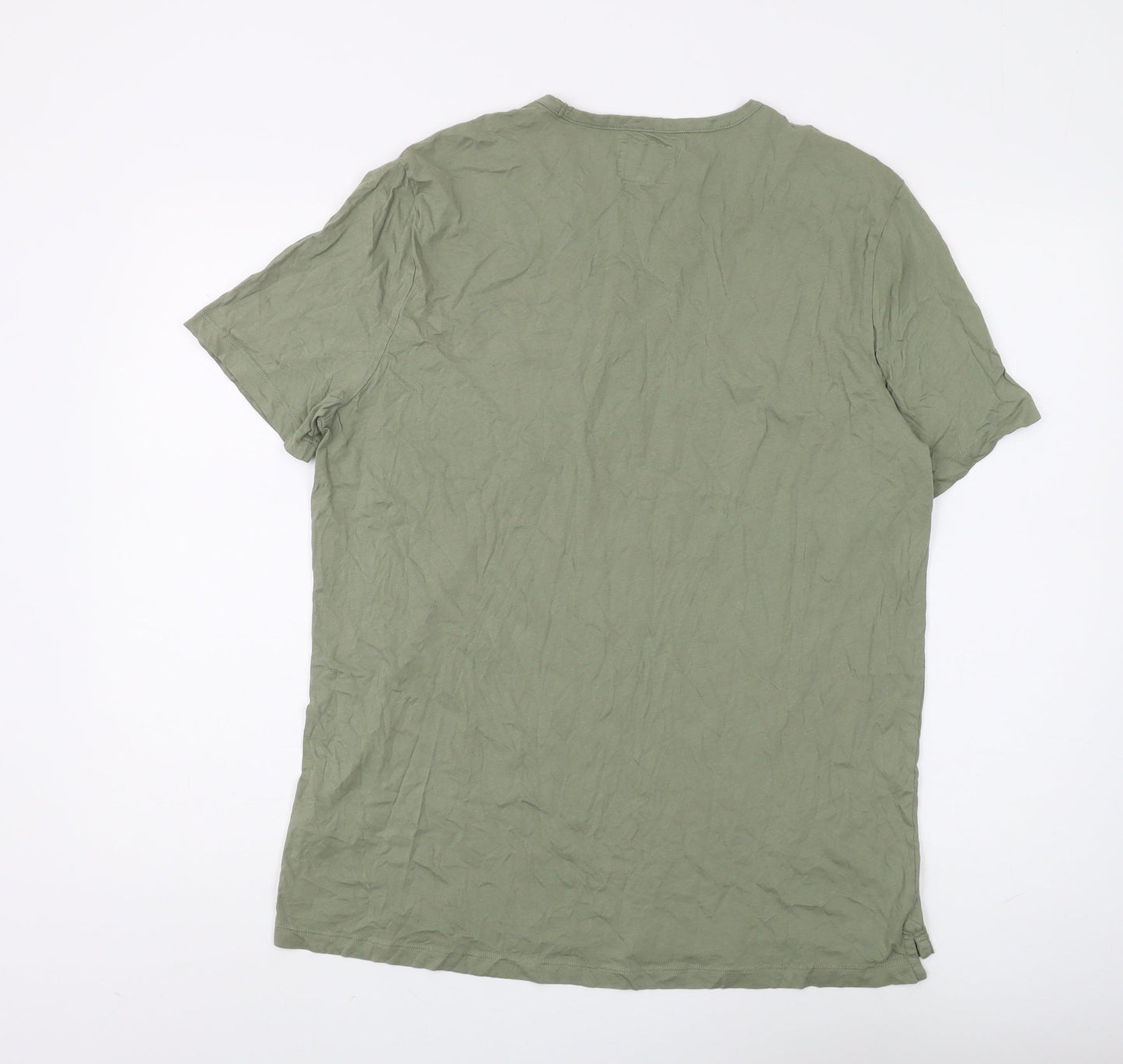 MB Men's Green Crew Neck T-Shirt XL