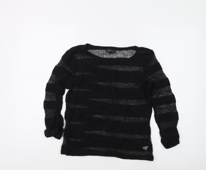 Womens UK Size 8 Topshop Black Pullover Jumper