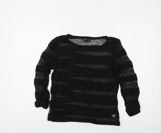 Womens UK Size 8 Topshop Black Pullover Jumper
