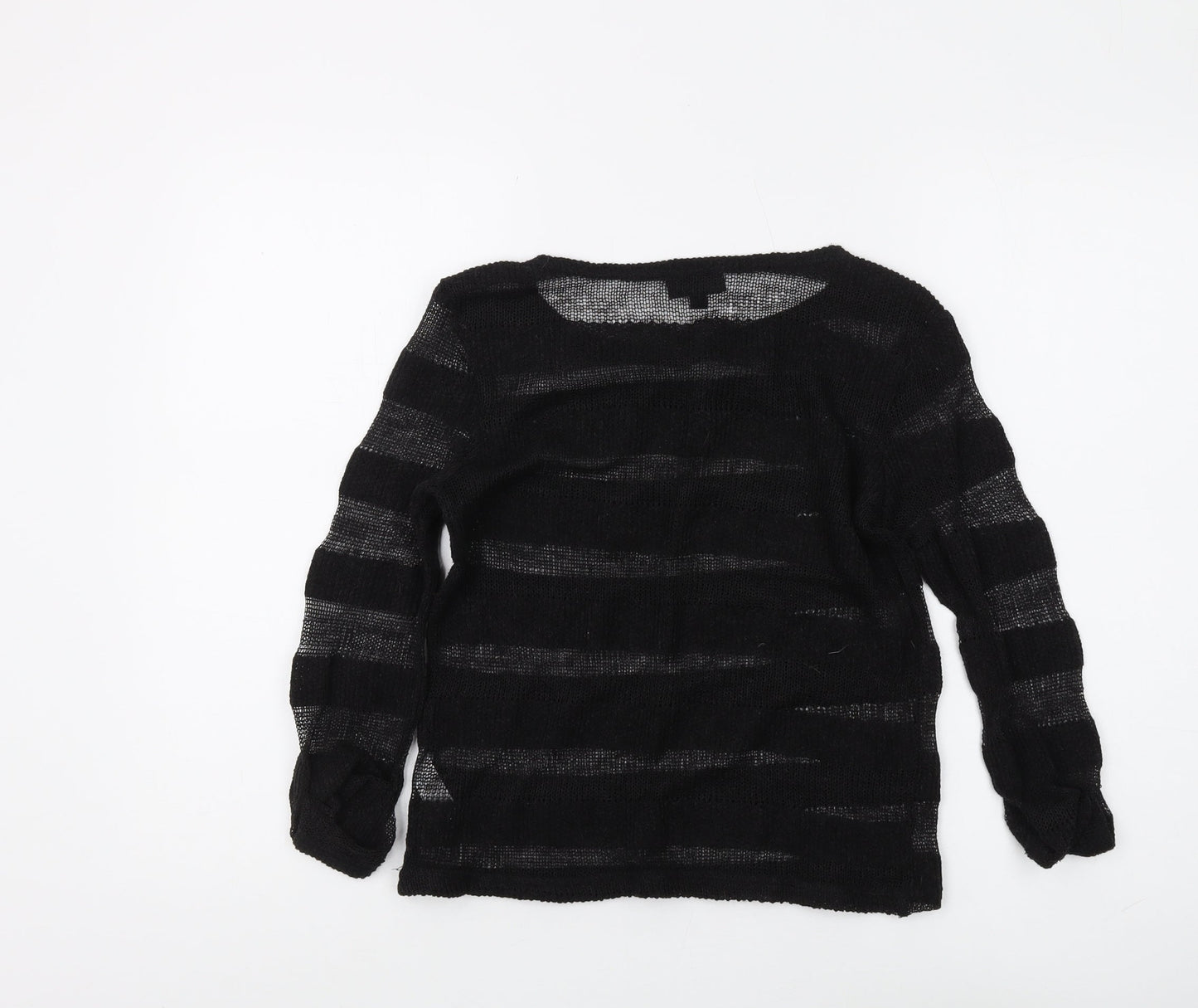 Womens UK Size 8 Topshop Black Pullover Jumper