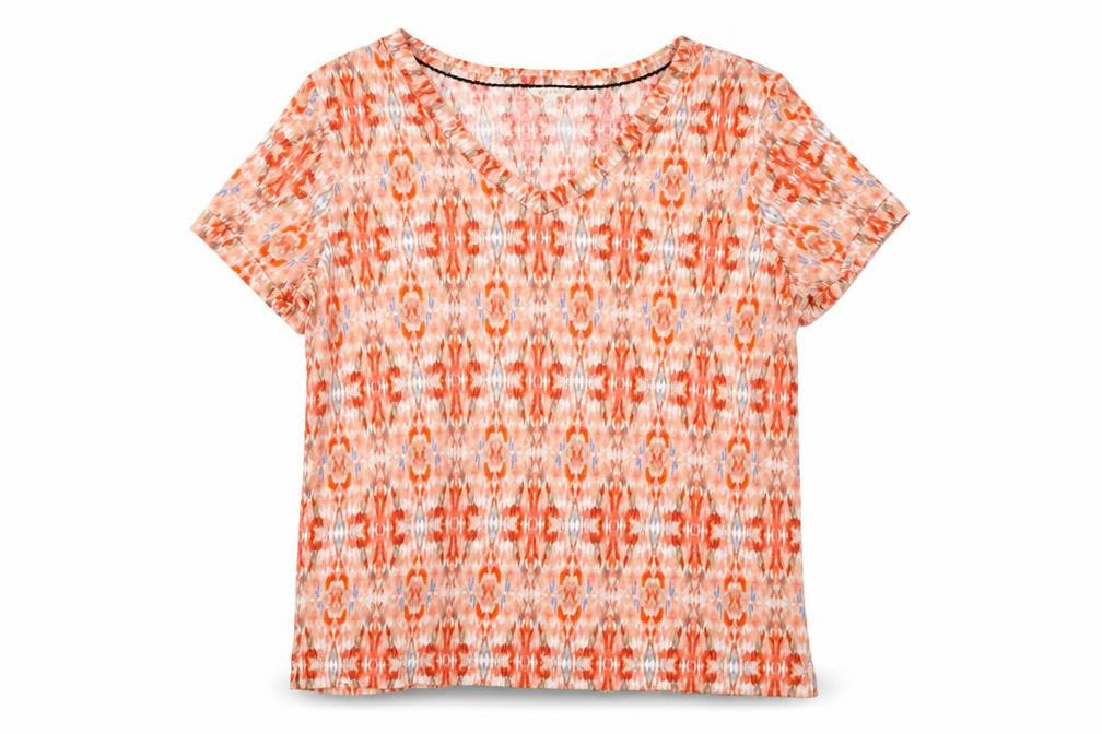 Womens UK Size 14 Marks and Spencer Multicoloured Jersey T-Shirt