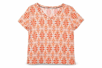 Womens UK Size 14 Marks and Spencer Multicoloured Jersey T-Shirt