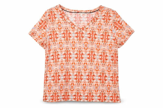 Womens UK Size 14 Marks and Spencer Multicoloured Jersey T-Shirt