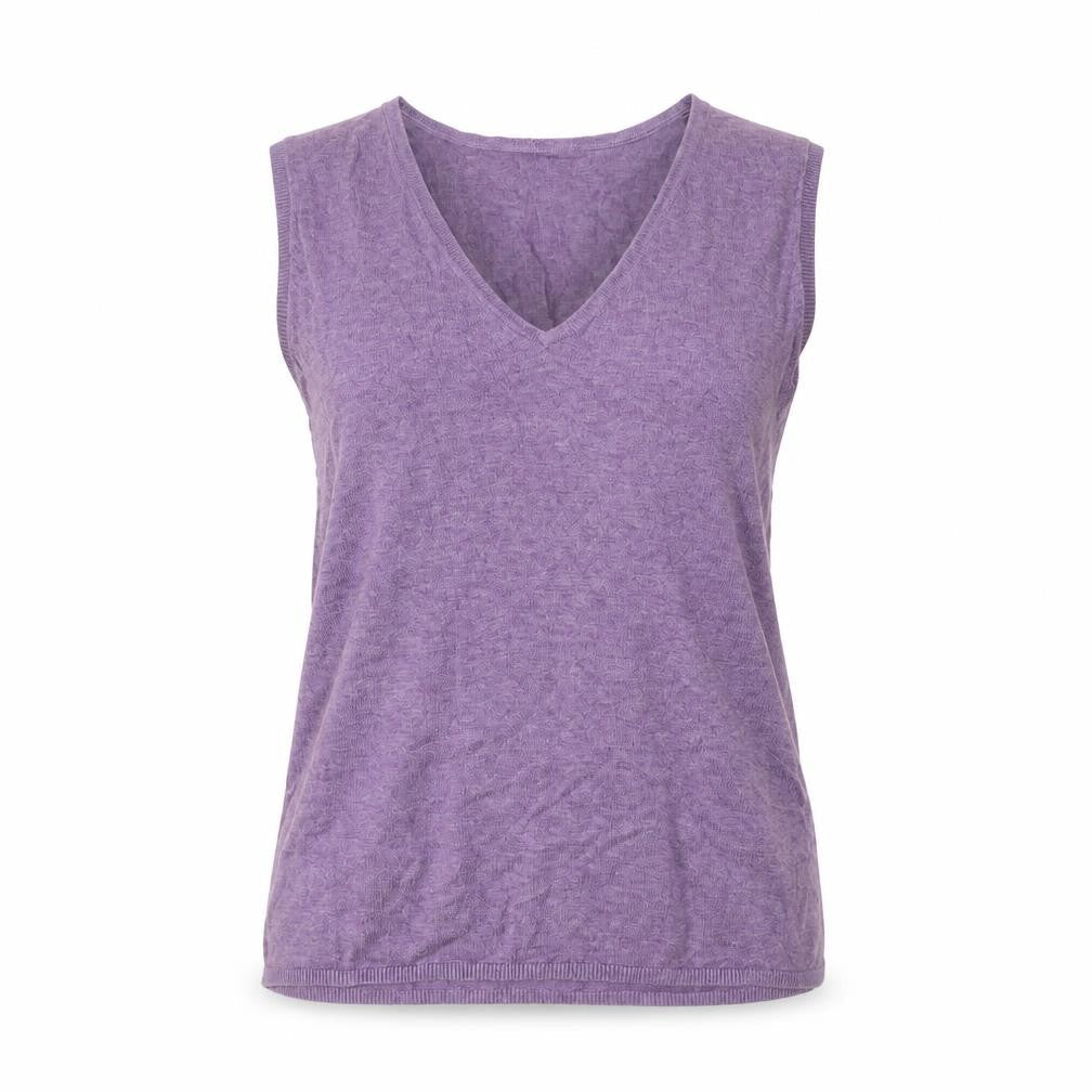 Womens UK Size S T.M. Lewin Purple Basic Tank