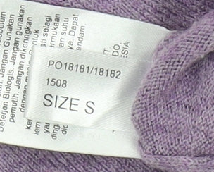 Womens UK Size S T.M. Lewin Purple Basic Tank