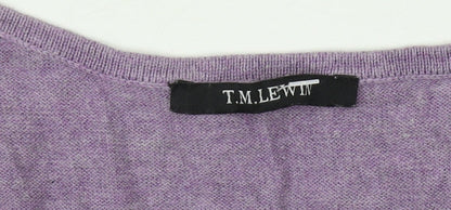 Womens UK Size S T.M. Lewin Purple Basic Tank