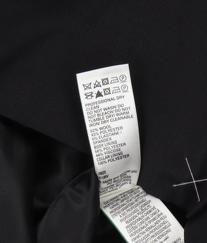 Mens UK Size 38 Marks and Spencer Regular Black Suit Tuxedo