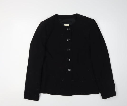 Viyella Women's Black Suit Jacket, Size 14, Excellent