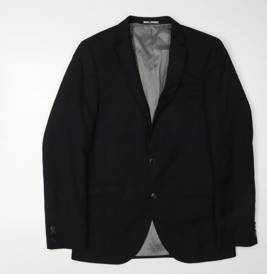 Mens UK Size 38 NEXT Regular Black Suit Jacket