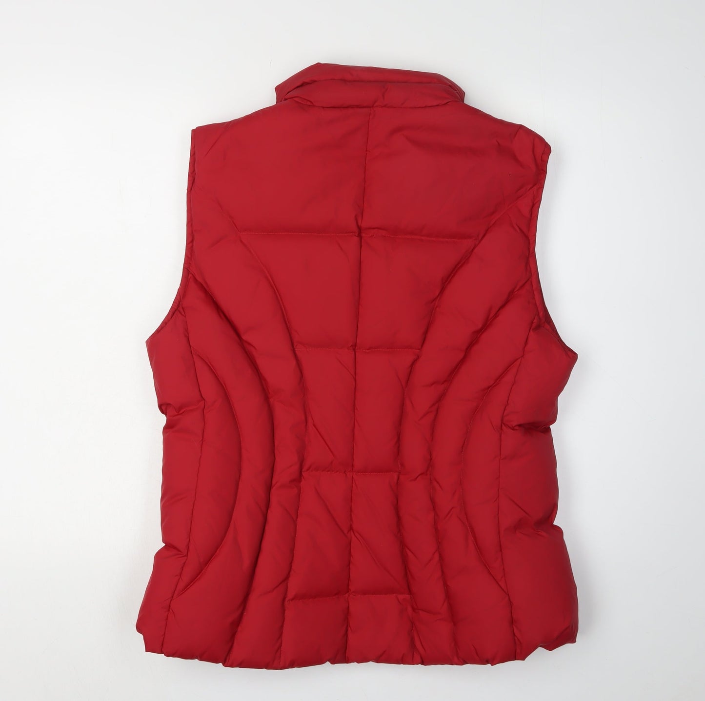 Ken Women's Red XL Puffer Waistcoat Casual