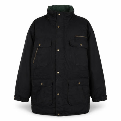 Mens UK Size L Original Windbreaker Black Windbreaker Coat