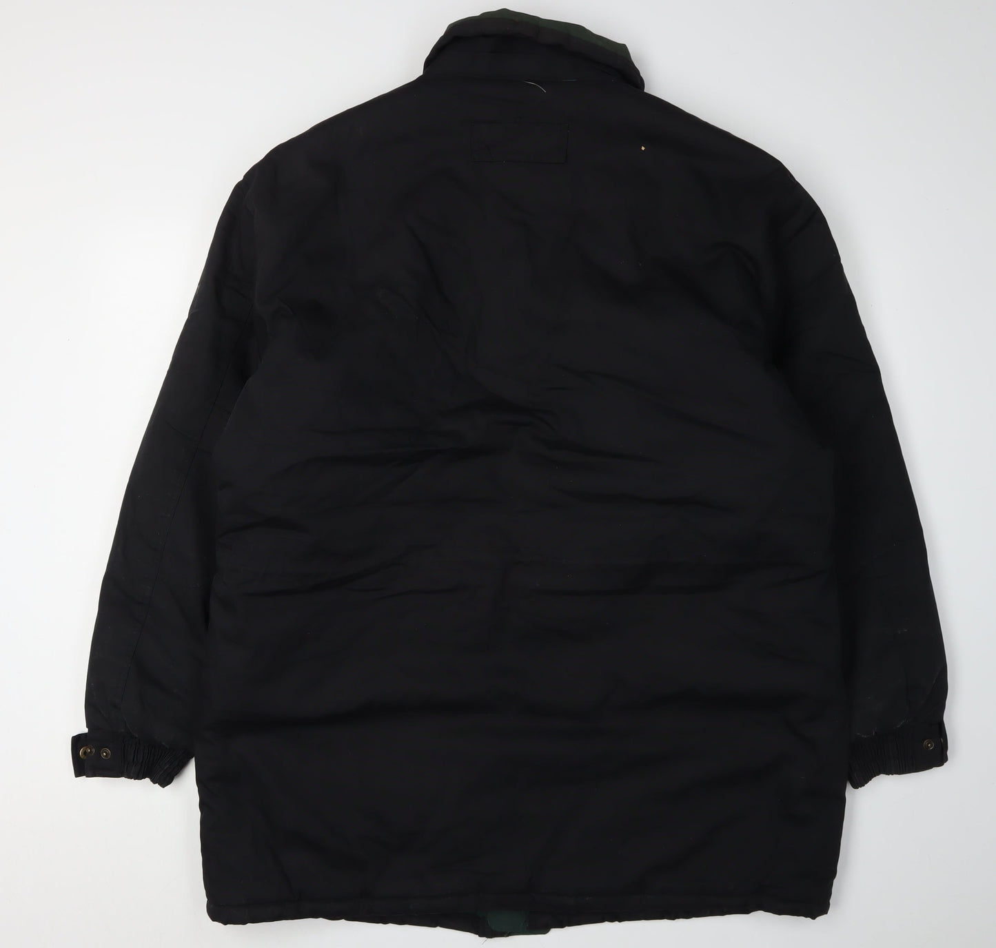 Mens UK Size L Original Windbreaker Black Windbreaker Coat