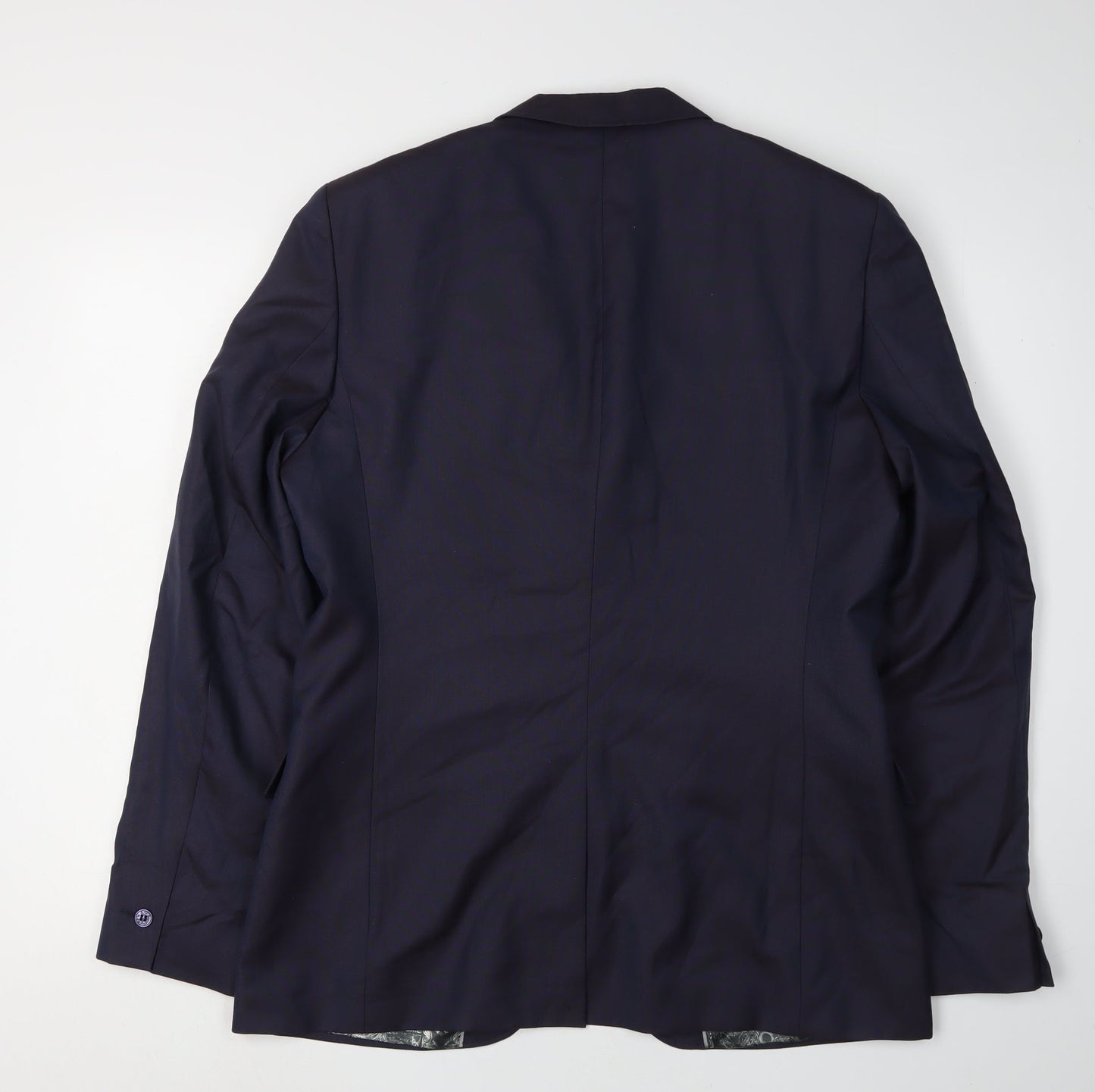 Mens UK Size 40 Ted Baker Regular Blue Suit Jacket