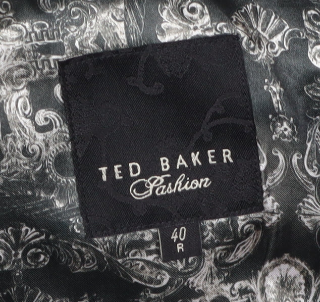 Mens UK Size 40 Ted Baker Regular Blue Suit Jacket
