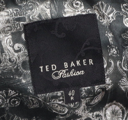 Mens UK Size 40 Ted Baker Regular Blue Suit Jacket