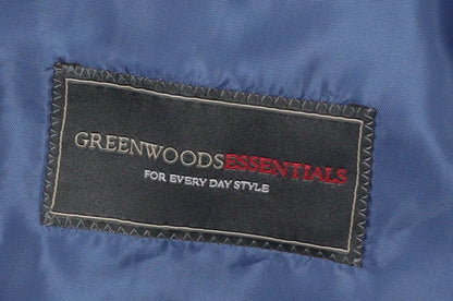 Mens UK Size 44 Greenwoods Regular Black Suit Jacket