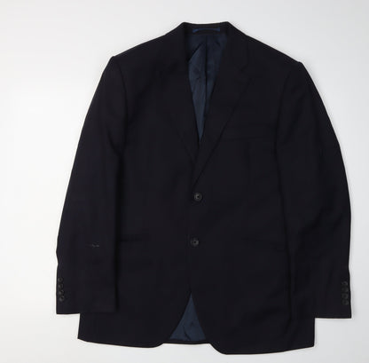 Mens UK Size 40 Howick Regular Black Suit Jacket