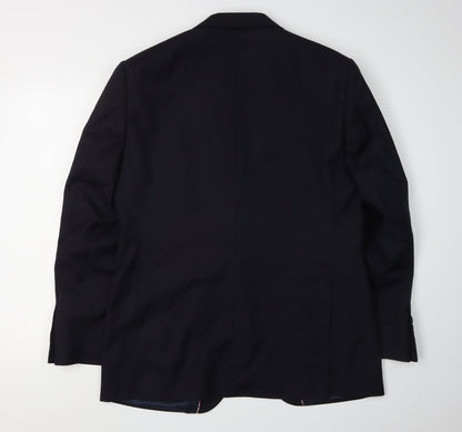 Mens UK Size 40 Howick Regular Black Suit Jacket