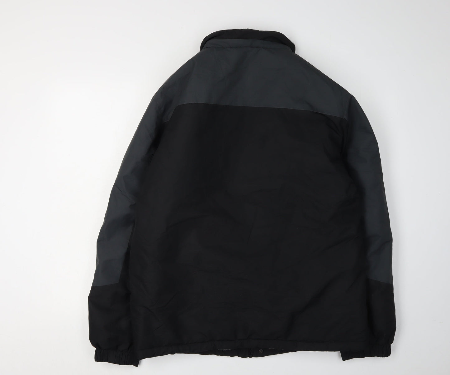 Mens UK Size M Outdoor Jacket Black Windbreaker Coat