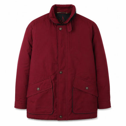 Mens UK Size L La Moda Red Parka Coat