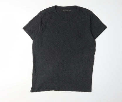 Mens UK Size M French Connection Black  T-Shirt