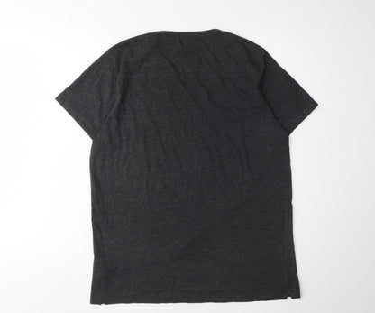 Mens UK Size M French Connection Black  T-Shirt