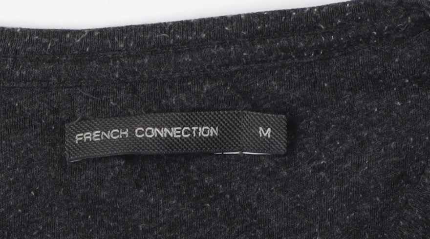 Mens UK Size M French Connection Black  T-Shirt