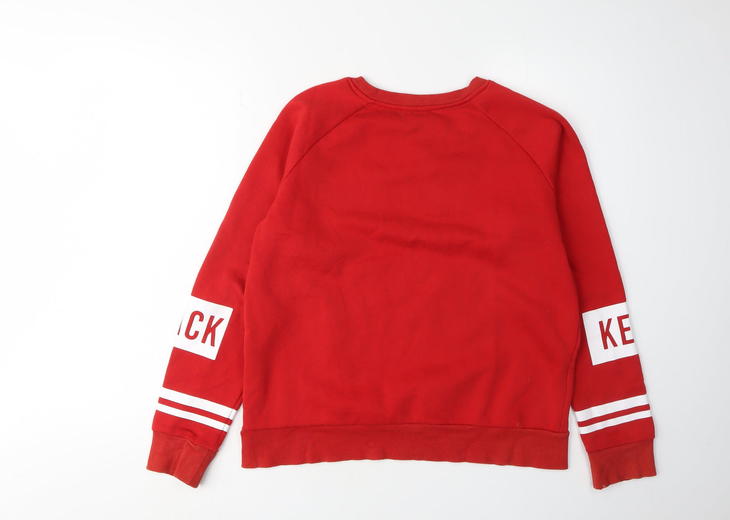 Jennyfer Women's Red Pullover Sweatshirt M