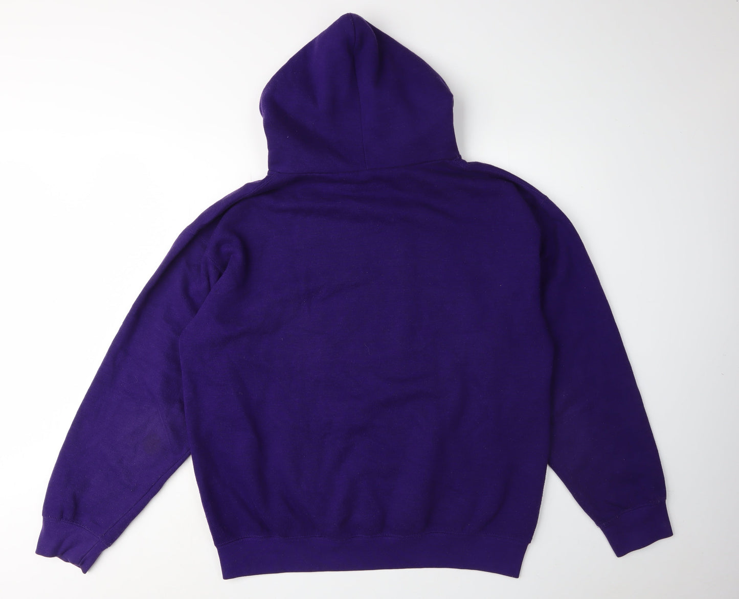 Cotton Ridge Unisex Purple Hoodie L University Style
