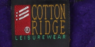 Cotton Ridge Unisex Purple Hoodie L University Style