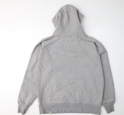 Kandi Clothing Men's Grey Pullover Hoodie - Logo, Size L