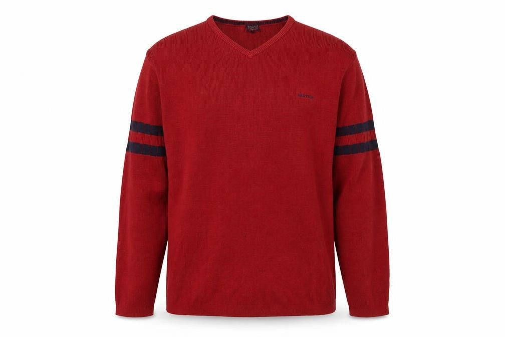 Mens UK Size L Nautica Red Pullover Jumper