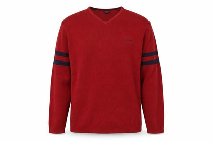 Mens UK Size L Nautica Red Pullover Jumper