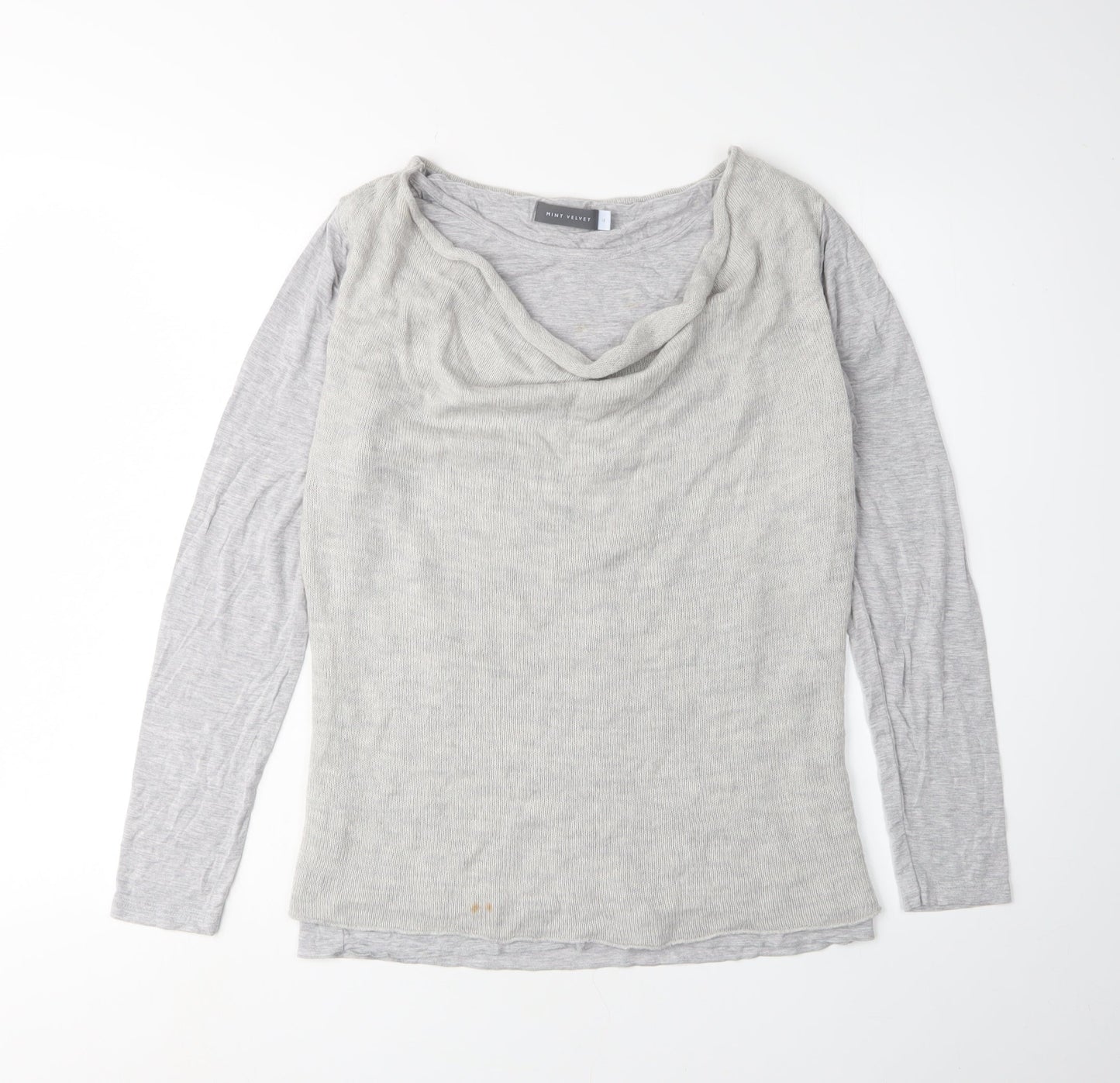Womens UK Size 14 Mint Velvet Grey Pullover Jumper