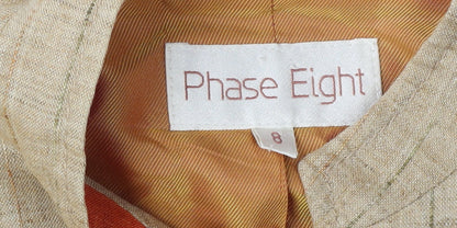 Phase Eight Women's Beige Blazer, Size 8, Regular Fit