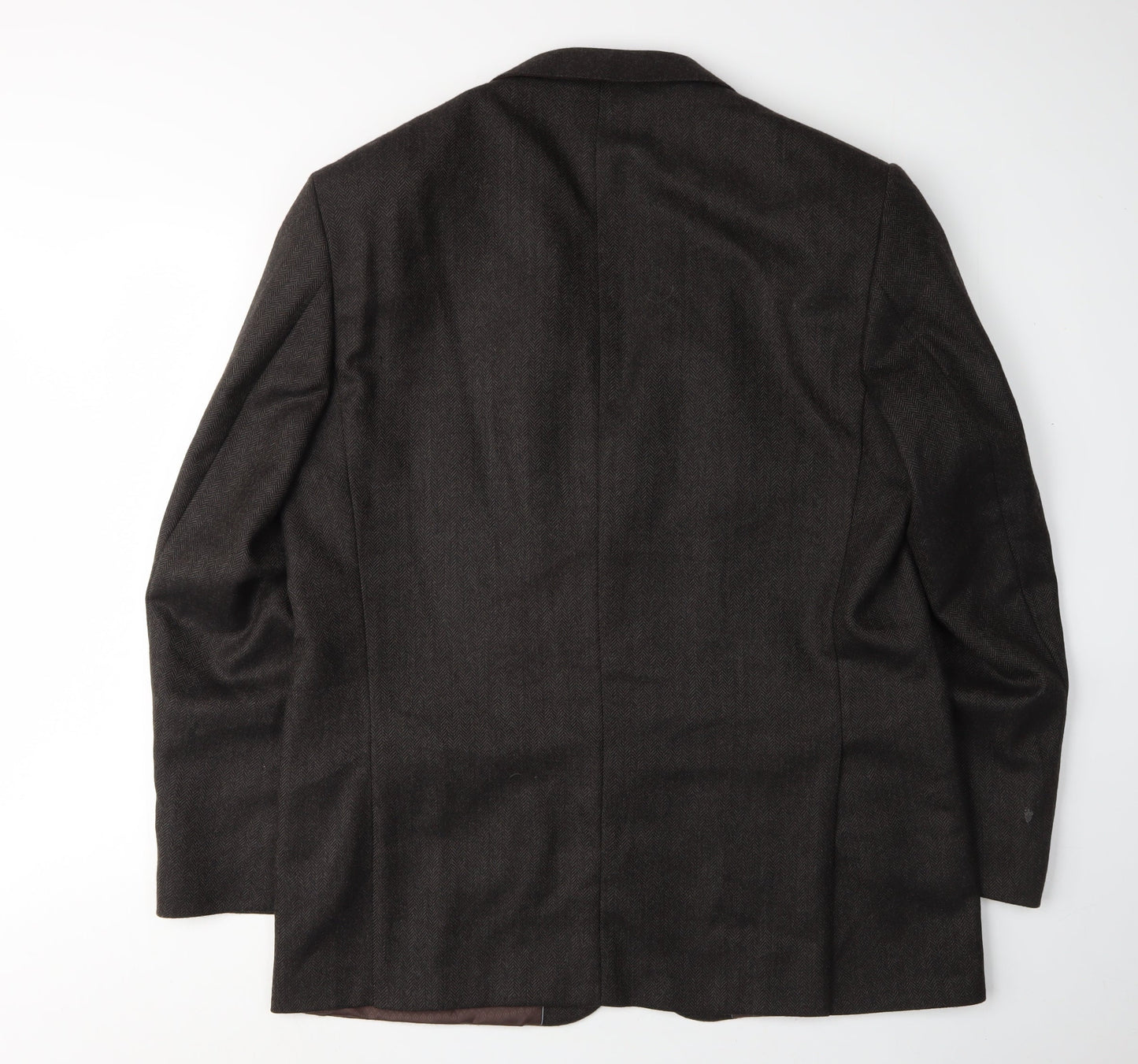 Armando Men's Brown Tweed Blazer, Size 42, Single-Breasted