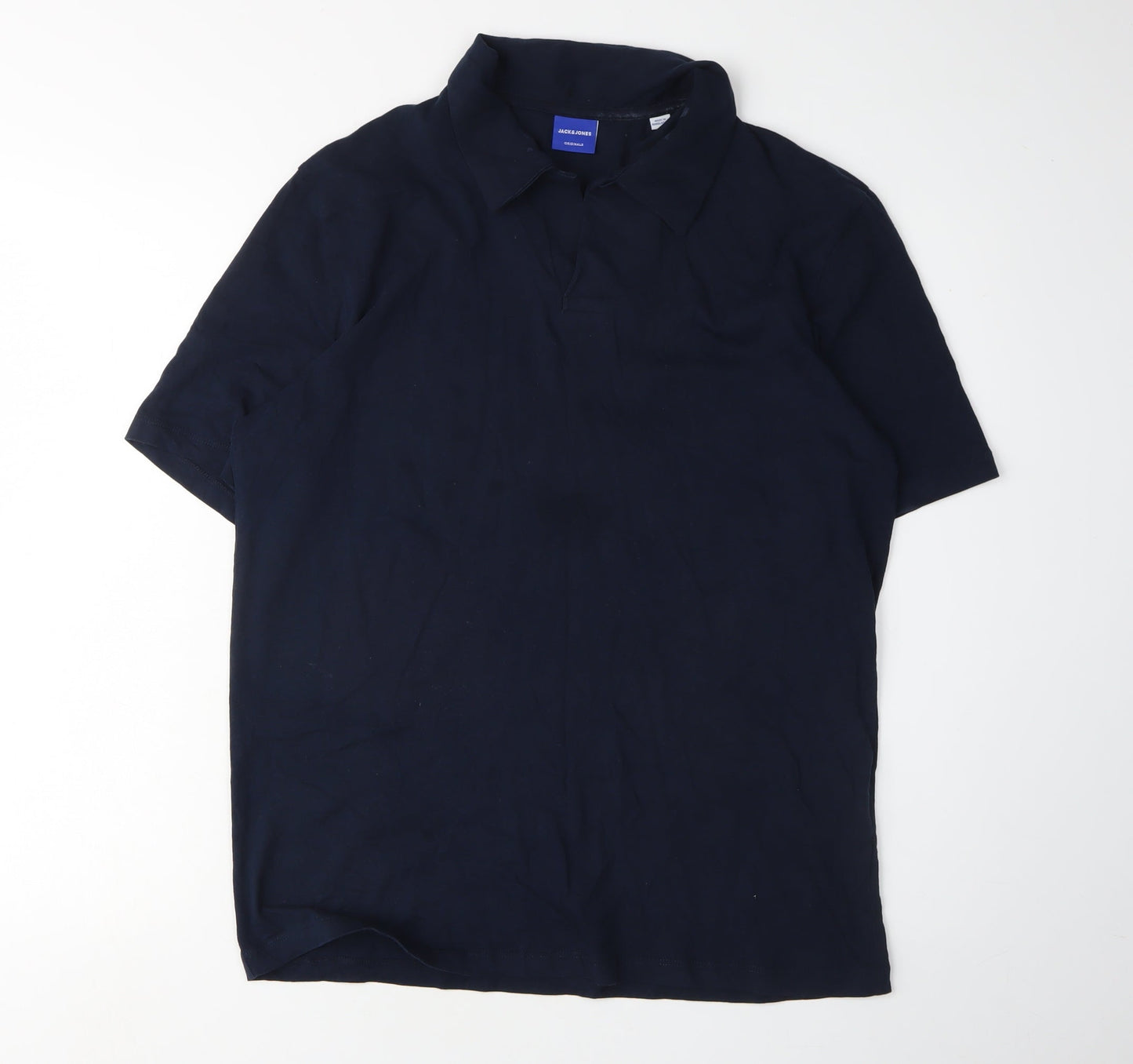 Jack & Jones Men's Blue Polo Shirt Medium
