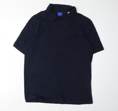 Jack & Jones Men's Blue Polo Shirt Medium