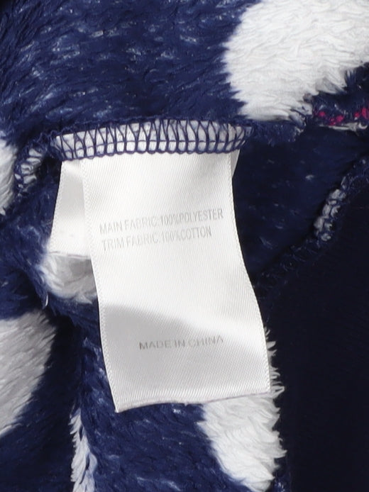 Peter Storm Girls Blue Polka Dot Hooded Jacket 9-10 Years